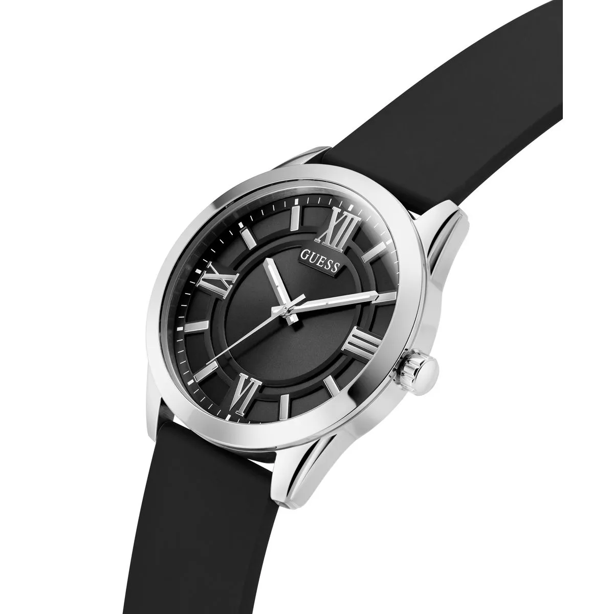 Guess Men Silicone Watch 44 mm