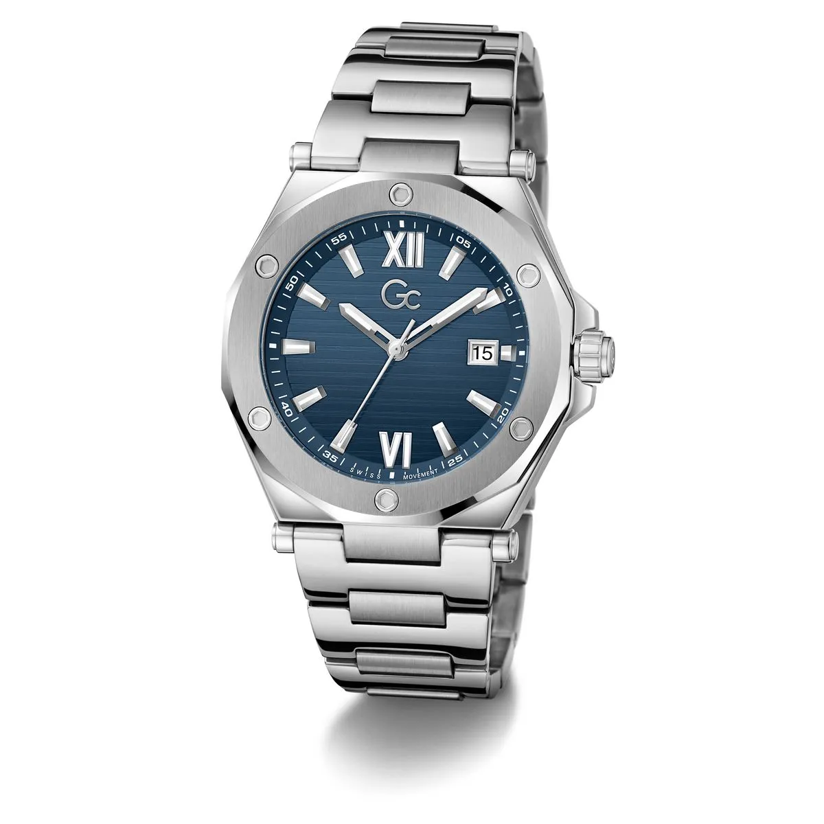 GC Men Blue Stainless Steel Watch