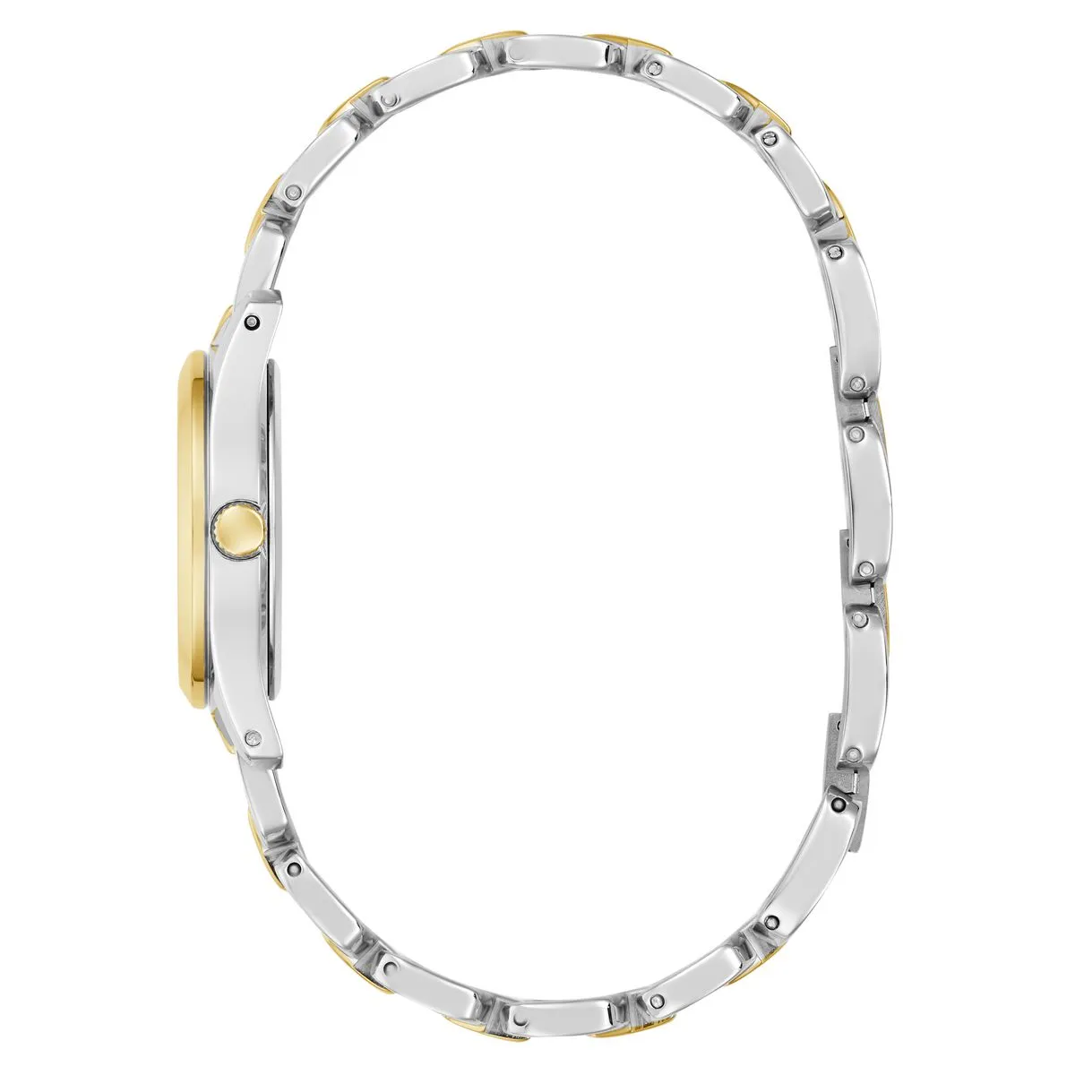 Guess Women Silver Recycled Steel Watch