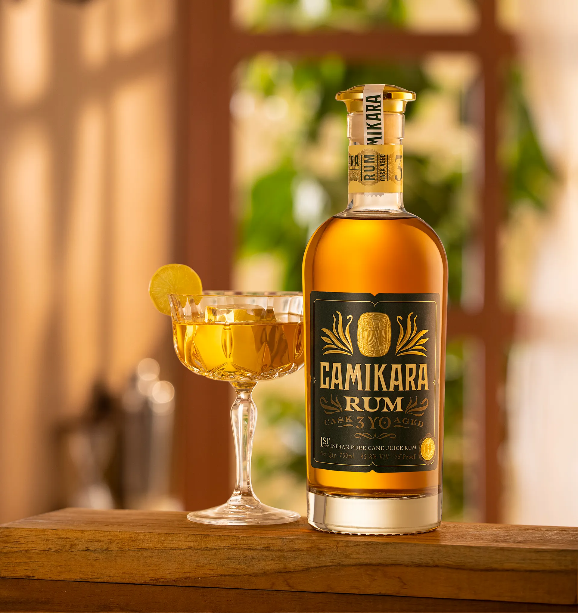 Camikara Cask 3 YO Aged Pure Cane Juice Rum 42.8%